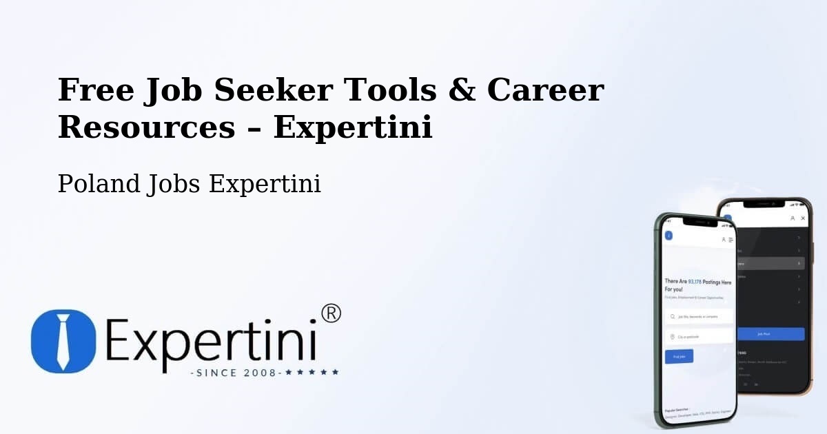 Free Job Seeker Tools & Career Resources – Myślibórz - Myślibórz, Poland Jobs Expertini